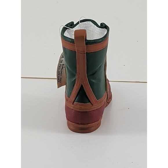 Vintage Bloomingdale Christmas Ornaments Lot Of 3 Champagne Bottle Cat Duck Boot - Picture 9 of 14